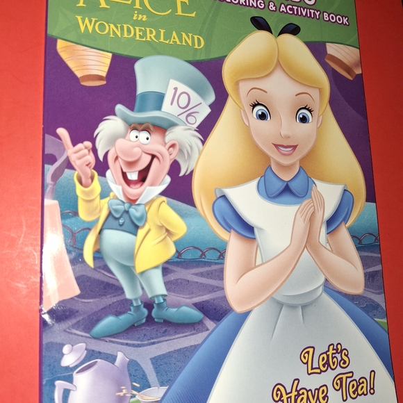 Alice in Wonderland Coloring & Activity Book - Picture 1 of 6